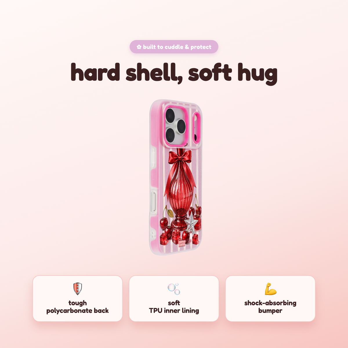 Ruby Crystal Pop iPhone Case