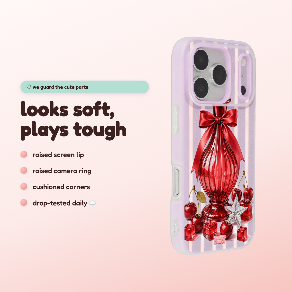 Ruby Crystal Pop iPhone Case – product view 3