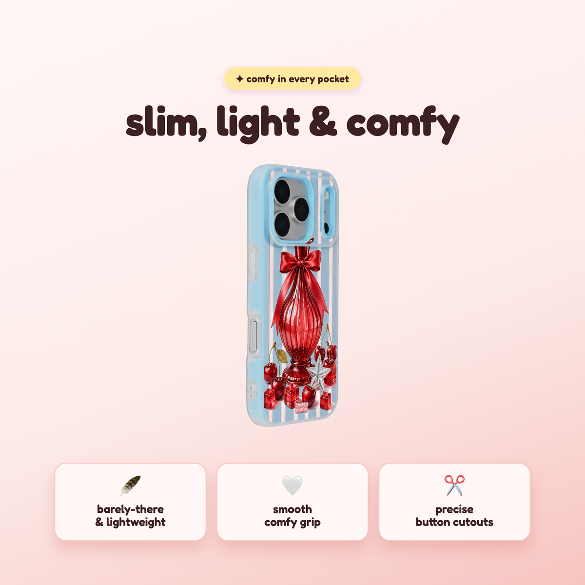 Ruby Crystal Pop iPhone Case – product view 4