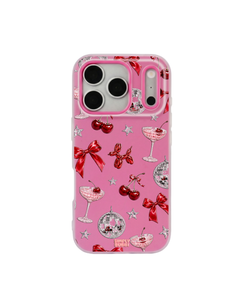 Disco Cocktail Pop iPhone Case – Hot Pink