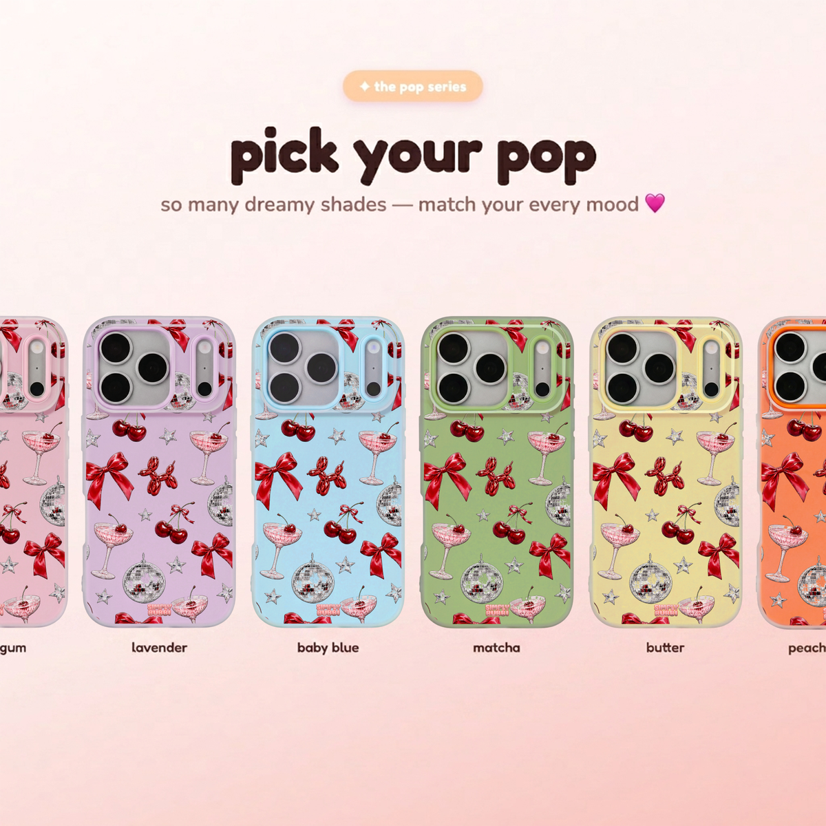 Disco Cocktail Pop iPhone Case – product view 1