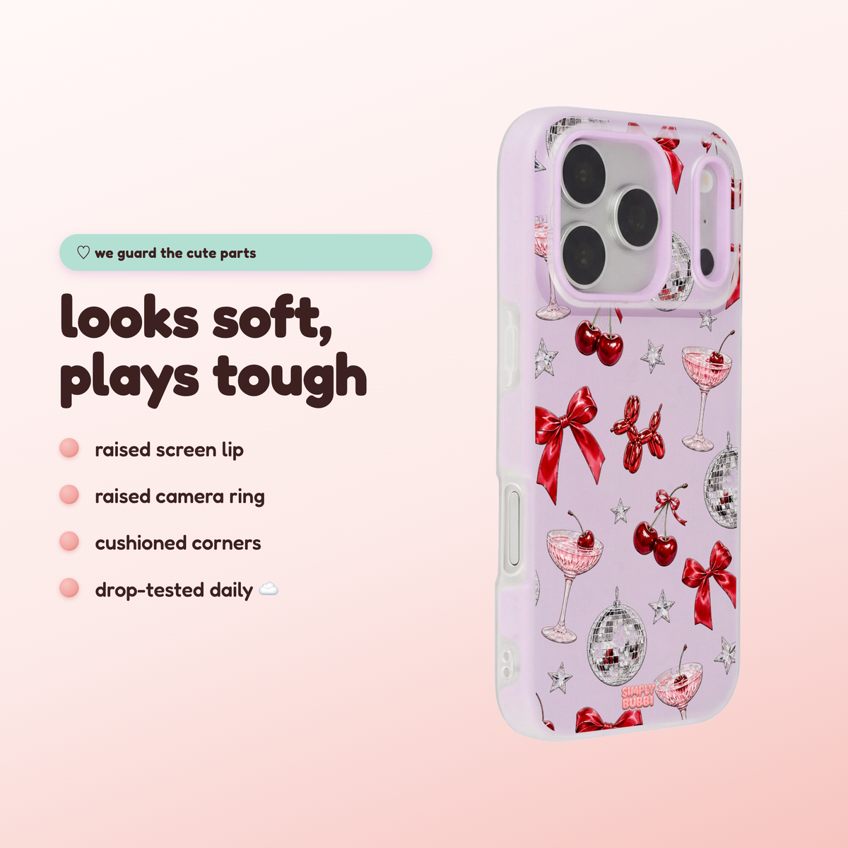 Disco Cocktail Pop iPhone Case – product view 3