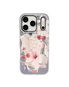 Cherry Glam Pop iPhone Case – Gray